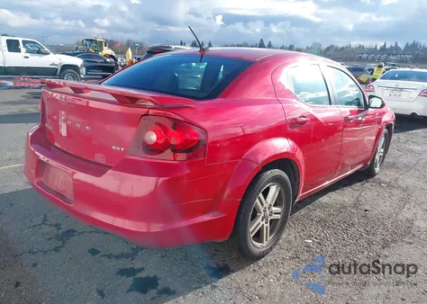 2013 Dodge Avenger Sxt from USA, damaged, VIN 1C3CDZCG5DN526507